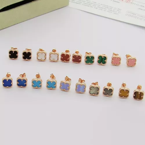 Cheap Van Cleef &amp; Arpels Earrings For Women #1351520 Replica Wholesale [$25.00 USD] [ITEM#1351520] on Replica Van Cleef &amp; Arpels Earrings