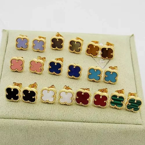 Cheap Van Cleef &amp; Arpels Earrings For Women #1351521 Replica Wholesale [$25.00 USD] [ITEM#1351521] on Replica Van Cleef &amp; Arpels Earrings