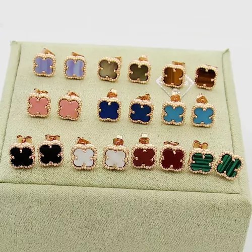 Cheap Van Cleef &amp; Arpels Earrings For Women #1351523 Replica Wholesale [$25.00 USD] [ITEM#1351523] on Replica Van Cleef &amp; Arpels Earrings