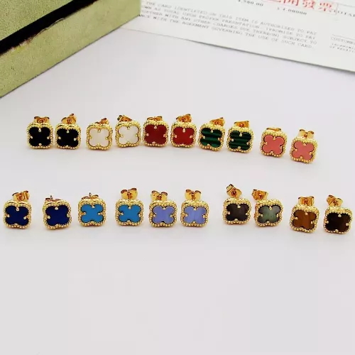 Cheap Van Cleef &amp; Arpels Earrings For Women #1351524 Replica Wholesale [$25.00 USD] [ITEM#1351524] on Replica Van Cleef &amp; Arpels Earrings