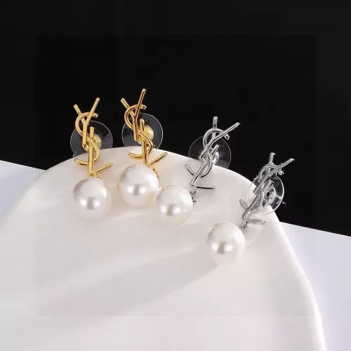 Cheap Yves Saint Laurent YSL Earrings For Women #1351537 Replica Wholesale [$25.00 USD] [ITEM#1351537] on Replica Yves Saint Laurent YSL Earrings
