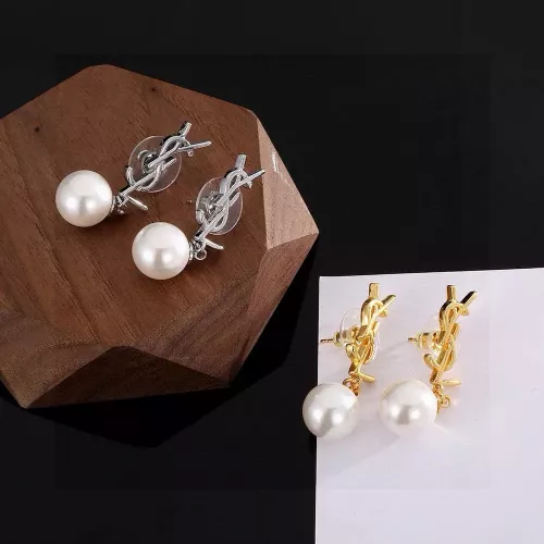 Cheap Yves Saint Laurent YSL Earrings For Women #1351537 Replica Wholesale [$25.00 USD] [ITEM#1351537] on Replica Yves Saint Laurent YSL Earrings