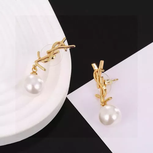 Cheap Yves Saint Laurent YSL Earrings For Women #1351538 Replica Wholesale [$25.00 USD] [ITEM#1351538] on Replica Yves Saint Laurent YSL Earrings