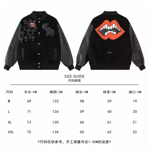 Cheap Chrome Hearts Jackets Long Sleeved For Unisex #1351577 Replica Wholesale [$82.00 USD] [ITEM#1351577] on Replica Chrome Hearts Jackets