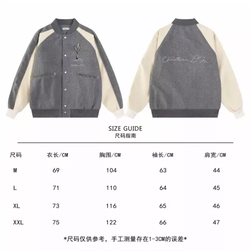 Cheap Christian Dior Jackets Long Sleeved For Unisex #1351590 Replica Wholesale [$80.00 USD] [ITEM#1351590] on Replica Christian Dior Jackets