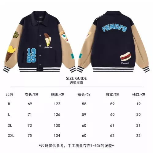 Cheap Fendi Jackets Long Sleeved For Unisex #1351598 Replica Wholesale [$80.00 USD] [ITEM#1351598] on Replica Fendi Jackets