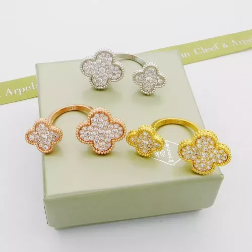 Cheap Van Cleef &amp; Arpels Rings In Gold For Women #1351671 Replica Wholesale [$27.00 USD] [ITEM#1351671] on Replica Van Cleef &amp; Arpels Rings