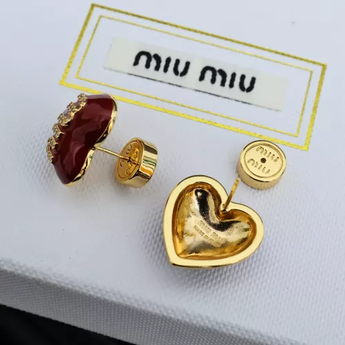 Cheap MIU MIU Earrings For Women #1351675 Replica Wholesale [$27.00 USD] [ITEM#1351675] on Replica MIU MIU Earrings