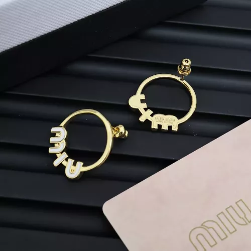 Cheap MIU MIU Earrings For Women #1351677 Replica Wholesale [$25.00 USD] [ITEM#1351677] on Replica MIU MIU Earrings