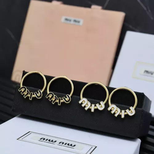 Cheap MIU MIU Earrings For Women #1351678 Replica Wholesale [$25.00 USD] [ITEM#1351678] on Replica MIU MIU Earrings