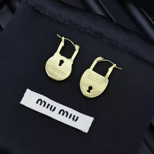 Cheap MIU MIU Earrings For Women #1351681 Replica Wholesale [$25.00 USD] [ITEM#1351681] on Replica MIU MIU Earrings