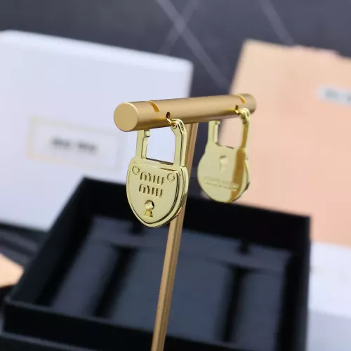 Cheap MIU MIU Earrings For Women #1351681 Replica Wholesale [$25.00 USD] [ITEM#1351681] on Replica MIU MIU Earrings