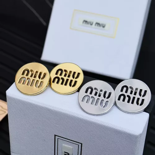 Cheap MIU MIU Earrings For Women #1351684 Replica Wholesale [$27.00 USD] [ITEM#1351684] on Replica MIU MIU Earrings