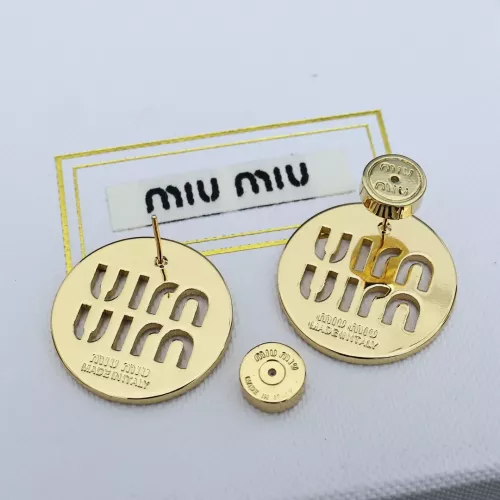 Cheap MIU MIU Earrings For Women #1351685 Replica Wholesale [$27.00 USD] [ITEM#1351685] on Replica MIU MIU Earrings