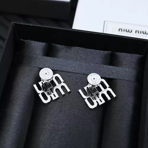 Cheap MIU MIU Earrings For Women #1351686 Replica Wholesale [$29.00 USD] [ITEM#1351686] on Replica MIU MIU Earrings