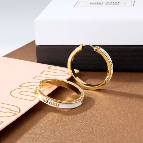 Cheap MIU MIU Earrings For Women #1351696 Replica Wholesale [$29.00 USD] [ITEM#1351696] on Replica MIU MIU Earrings