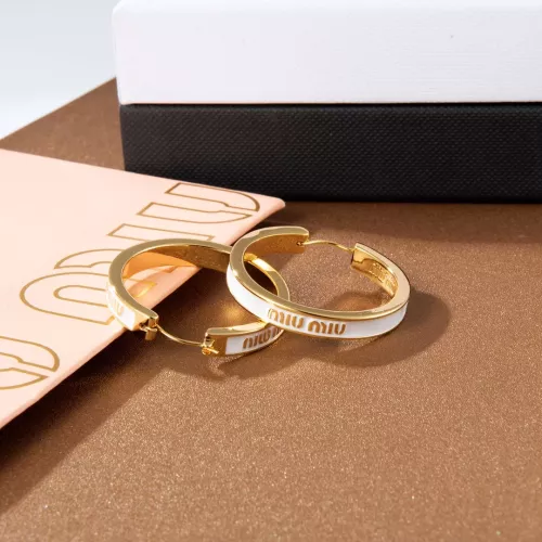 Cheap MIU MIU Earrings For Women #1351696 Replica Wholesale [$29.00 USD] [ITEM#1351696] on Replica MIU MIU Earrings