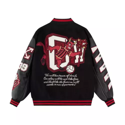 Cheap Off-White Jackets Long Sleeved For Unisex #1351698 Replica Wholesale [$80.00 USD] [ITEM#1351698] on Replica Off-White Jackets