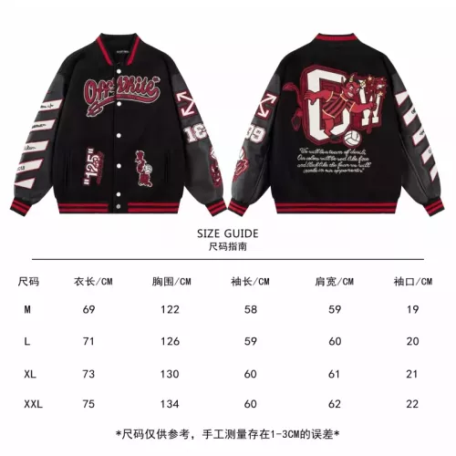 Cheap Off-White Jackets Long Sleeved For Unisex #1351698 Replica Wholesale [$80.00 USD] [ITEM#1351698] on Replica Off-White Jackets