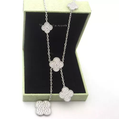Cheap Van Cleef &amp; Arpels Necklaces For Women #1351838 Replica Wholesale [$40.00 USD] [ITEM#1351838] on Replica Van Cleef &amp; Arpels Necklaces