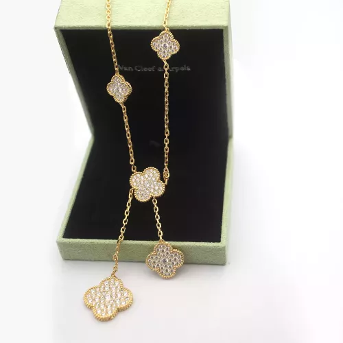 Cheap Van Cleef &amp; Arpels Necklaces For Women #1351840 Replica Wholesale [$40.00 USD] [ITEM#1351840] on Replica Van Cleef &amp; Arpels Necklaces