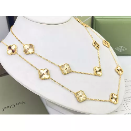 Cheap Van Cleef &amp; Arpels Necklaces For Women #1351843 Replica Wholesale [$68.00 USD] [ITEM#1351843] on Replica Van Cleef &amp; Arpels Necklaces