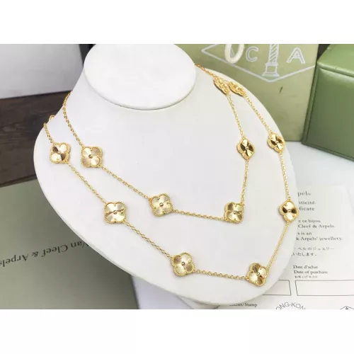 Cheap Van Cleef &amp; Arpels Necklaces For Women #1351843 Replica Wholesale [$68.00 USD] [ITEM#1351843] on Replica Van Cleef &amp; Arpels Necklaces