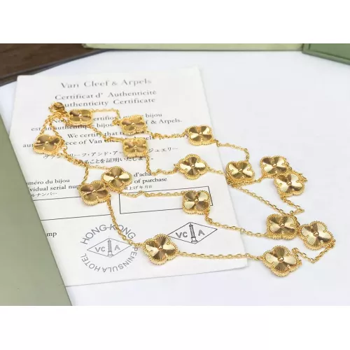 Cheap Van Cleef &amp; Arpels Necklaces For Women #1351843 Replica Wholesale [$68.00 USD] [ITEM#1351843] on Replica Van Cleef &amp; Arpels Necklaces