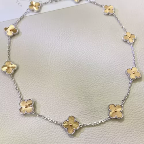 Cheap Van Cleef &amp; Arpels Necklaces For Women #1351853 Replica Wholesale [$48.00 USD] [ITEM#1351853] on Replica Van Cleef &amp; Arpels Necklaces