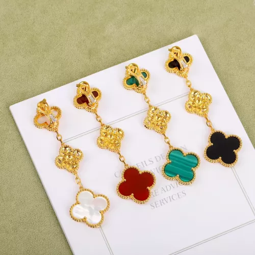 Cheap Van Cleef &amp; Arpels Earrings For Women #1351874 Replica Wholesale [$38.00 USD] [ITEM#1351874] on Replica Van Cleef &amp; Arpels Earrings