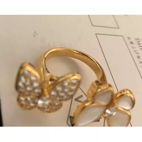 Cheap Van Cleef &amp; Arpels Rings For Women #1351878 Replica Wholesale [$34.00 USD] [ITEM#1351878] on Replica Van Cleef &amp; Arpels Rings