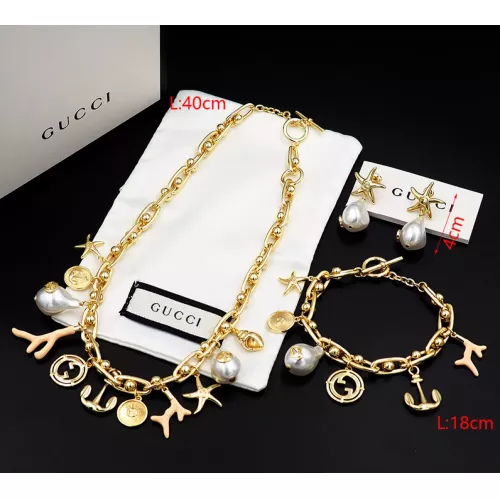 Cheap Gucci Jewelry Set For Women #1351989 Replica Wholesale [$72.00 USD] [ITEM#1351989] on Replica Gucci Jewelry Set