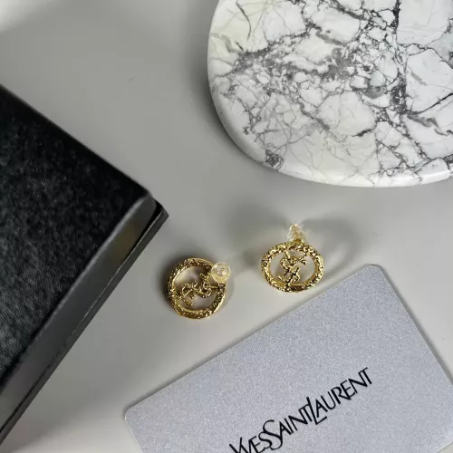 Cheap Yves Saint Laurent YSL Earrings For Women #1352123 Replica Wholesale [$29.00 USD] [ITEM#1352123] on Replica Yves Saint Laurent YSL Earrings