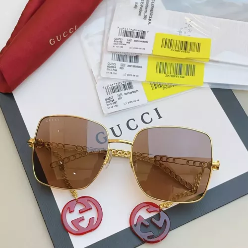 Cheap Gucci AAA Quality Sunglasses #1352444 Replica Wholesale [$64.00 USD] [ITEM#1352444] on Replica Gucci AAA Quality Sunglasses
