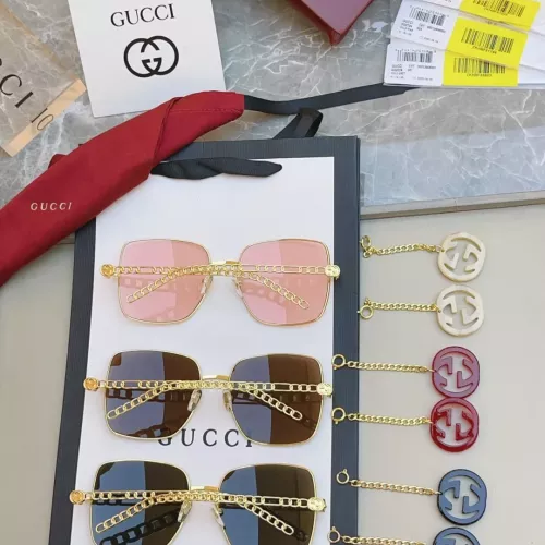 Cheap Gucci AAA Quality Sunglasses #1352444 Replica Wholesale [$64.00 USD] [ITEM#1352444] on Replica Gucci AAA Quality Sunglasses