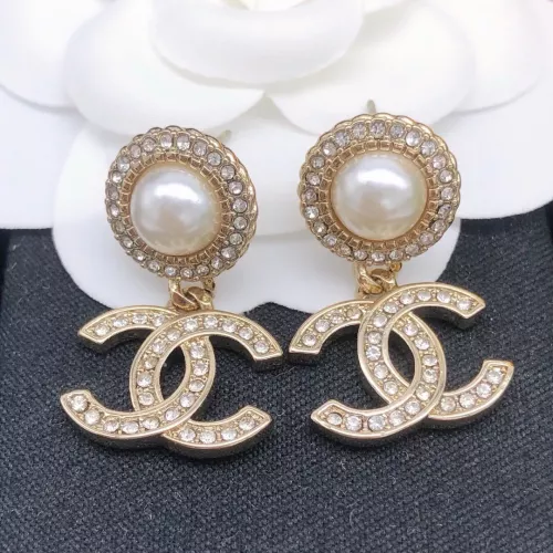 Cheap Chanel Earrings For Women #1352537 Replica Wholesale [$27.00 USD] [ITEM#1352537] on Replica Chanel Earrings