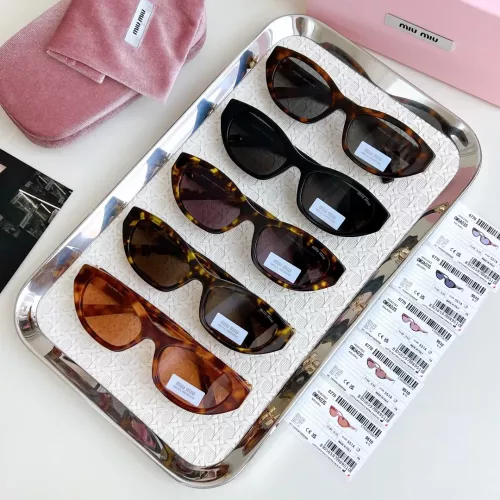 Cheap MIU MIU AAA Quality Sunglasses #1352593 Replica Wholesale [$64.00 USD] [ITEM#1352593] on Replica MIU MIU AAA Sunglasses