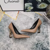 Cheap Yves Saint Laurent YSL High-Heeled Shoes For Women #1341365 Replica Wholesale [$122.00 USD] [ITEM#1341365] on Replica Yves Saint Laurent YSL High-Heeled Shoes
