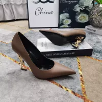 Cheap Yves Saint Laurent YSL High-Heeled Shoes For Women #1341365 Replica Wholesale [$122.00 USD] [ITEM#1341365] on Replica Yves Saint Laurent YSL High-Heeled Shoes