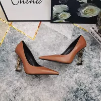 Cheap Yves Saint Laurent YSL High-Heeled Shoes For Women #1341366 Replica Wholesale [$122.00 USD] [ITEM#1341366] on Replica Yves Saint Laurent YSL High-Heeled Shoes