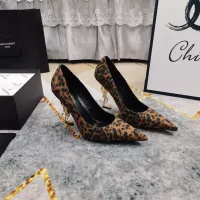 Cheap Yves Saint Laurent YSL High-Heeled Shoes For Women #1341367 Replica Wholesale [$122.00 USD] [ITEM#1341367] on Replica Yves Saint Laurent YSL High-Heeled Shoes