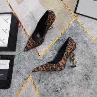 Cheap Yves Saint Laurent YSL High-Heeled Shoes For Women #1341367 Replica Wholesale [$122.00 USD] [ITEM#1341367] on Replica Yves Saint Laurent YSL High-Heeled Shoes