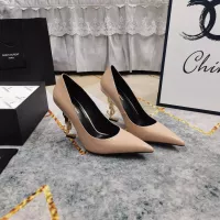Cheap Yves Saint Laurent YSL High-Heeled Shoes For Women #1341368 Replica Wholesale [$122.00 USD] [ITEM#1341368] on Replica Yves Saint Laurent YSL High-Heeled Shoes