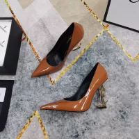 Cheap Yves Saint Laurent YSL High-Heeled Shoes For Women #1341369 Replica Wholesale [$122.00 USD] [ITEM#1341369] on Replica Yves Saint Laurent YSL High-Heeled Shoes