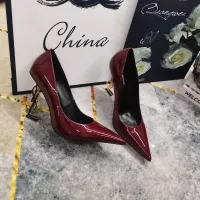 Cheap Yves Saint Laurent YSL High-Heeled Shoes For Women #1341370 Replica Wholesale [$122.00 USD] [ITEM#1341370] on Replica Yves Saint Laurent YSL High-Heeled Shoes