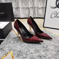 Cheap Yves Saint Laurent YSL High-Heeled Shoes For Women #1341370 Replica Wholesale [$122.00 USD] [ITEM#1341370] on Replica Yves Saint Laurent YSL High-Heeled Shoes