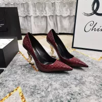 Cheap Yves Saint Laurent YSL High-Heeled Shoes For Women #1341372 Replica Wholesale [$122.00 USD] [ITEM#1341372] on Replica Yves Saint Laurent YSL High-Heeled Shoes