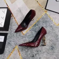 Cheap Yves Saint Laurent YSL High-Heeled Shoes For Women #1341372 Replica Wholesale [$122.00 USD] [ITEM#1341372] on Replica Yves Saint Laurent YSL High-Heeled Shoes