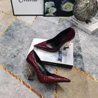 Cheap Yves Saint Laurent YSL High-Heeled Shoes For Women #1341372 Replica Wholesale [$122.00 USD] [ITEM#1341372] on Replica Yves Saint Laurent YSL High-Heeled Shoes