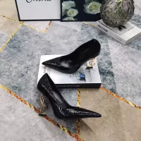 Cheap Yves Saint Laurent YSL High-Heeled Shoes For Women #1341374 Replica Wholesale [$122.00 USD] [ITEM#1341374] on Replica Yves Saint Laurent YSL High-Heeled Shoes